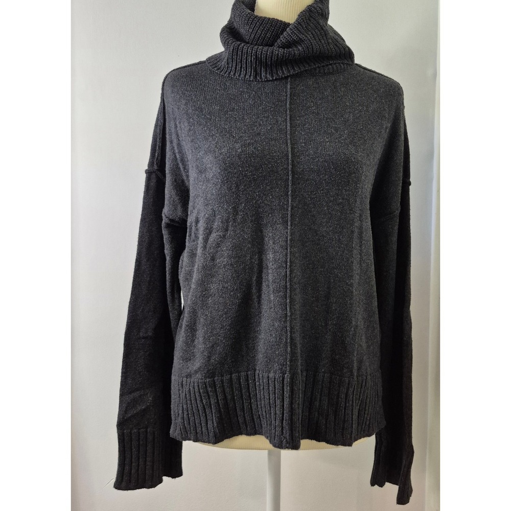Lilla P Women's XS Cashmere Blend Turtleneck Sweater Quiet Luxury Old Money Cozy